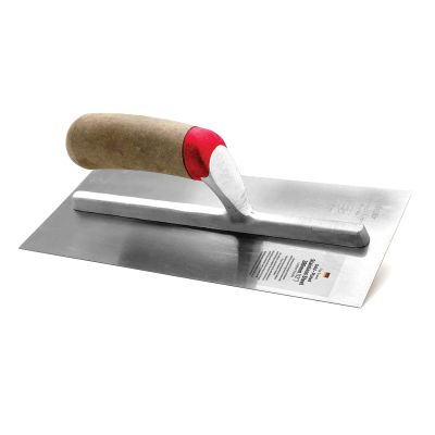 PlasterX® Heritage Stainless Trowel with Leather Handle x 405mm (16in)